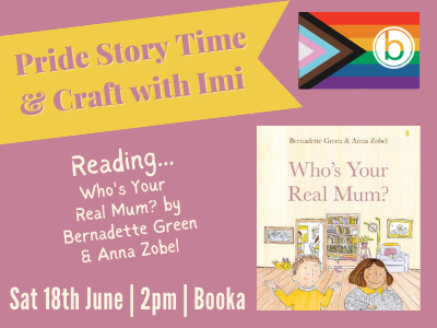 Pride Storytime & Craft with Imi