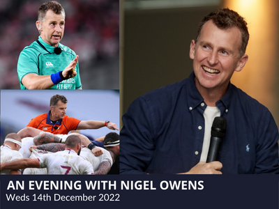 An Evening with Nigel Owens – The Final Whistle