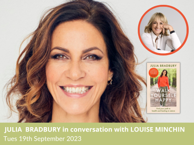 Julia Bradbury ‘in conversation’ with Louise Minchin – Walk Yourself Happy