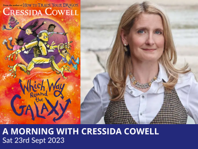 A Morning with Cressida Cowell – Which Way Round the Galaxy