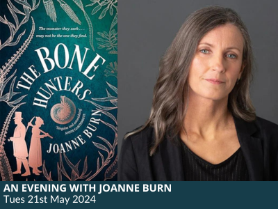An Evening with Joanne Burn – The Bone Hunters